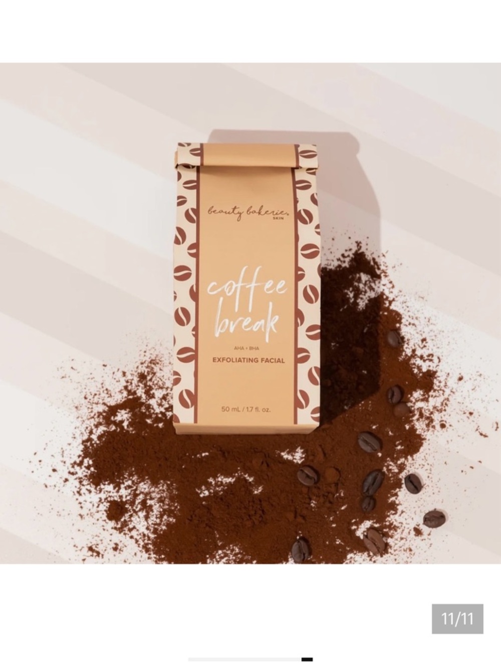 Beauty Bakerie Coffee Break AHA + BHA Exfoliating Facial